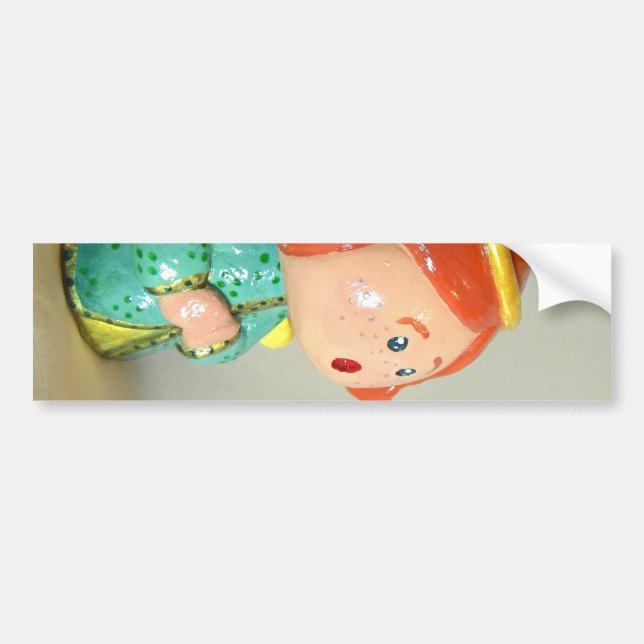 Green Angel III Bumper Sticker (Front)