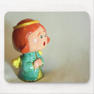 Green Angel III Mouse Pad