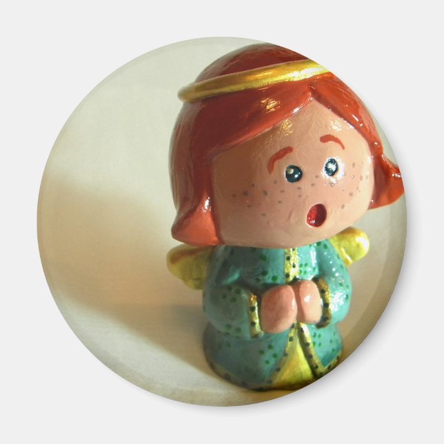 Green Angel V Magnet (Front)