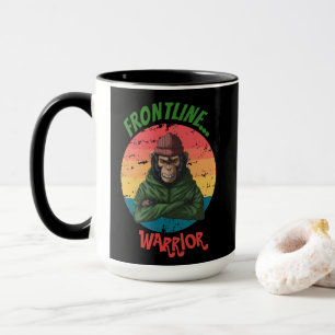 Green Angry Monkey  Mug