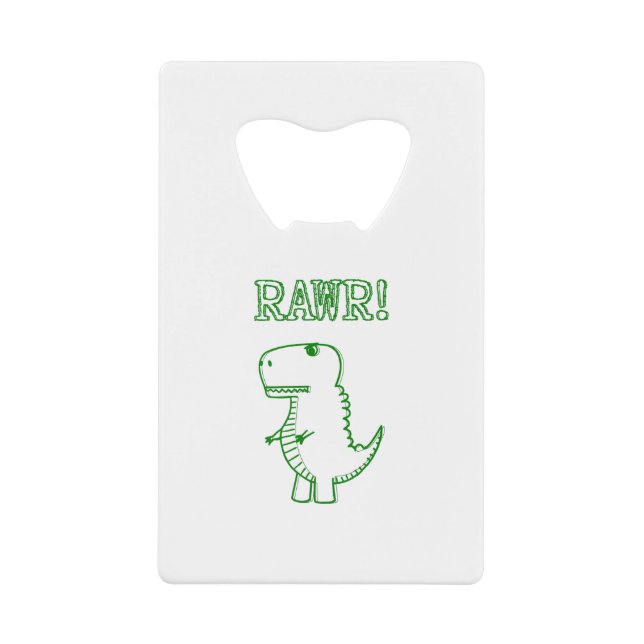 Green Angry T Rex Dino (Front)