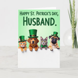 Green Animal Friends Card