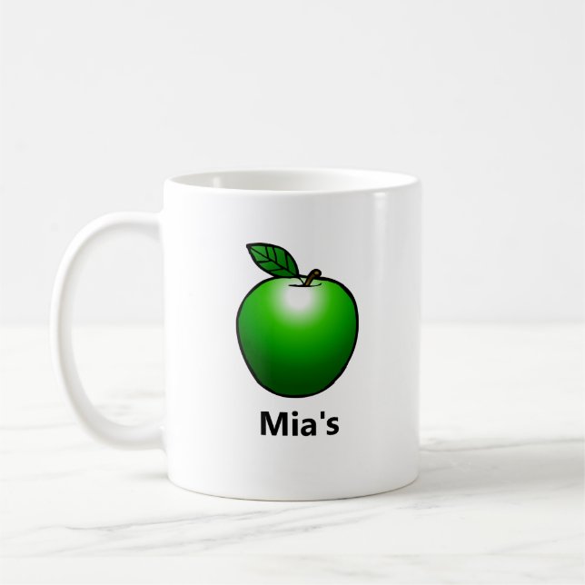 Green Apple Classic Mug (Left)