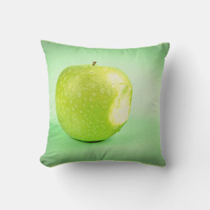 "Green Apple" Cute Photo. Buy Now Cushion