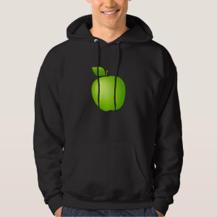 Green Apple Fresh Fruit Vegetarian Vegan Cook Hoodie