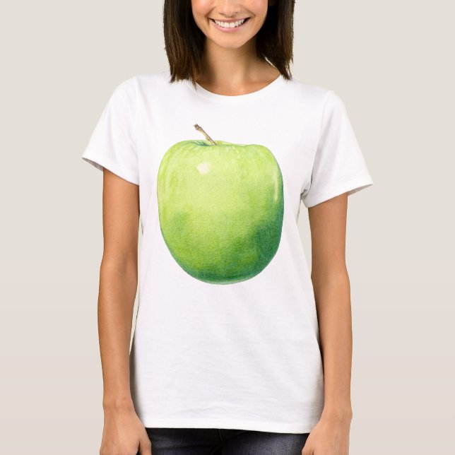 Green Apple Ladies T-shirt (Front)