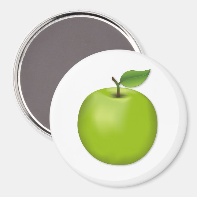 Green Apple  Magnet (Front/Back)