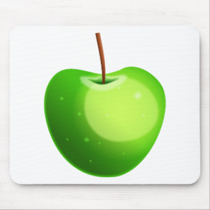 Green Apple Mouse Pad