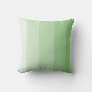 Green Apple Ombre Stripe Cushion
