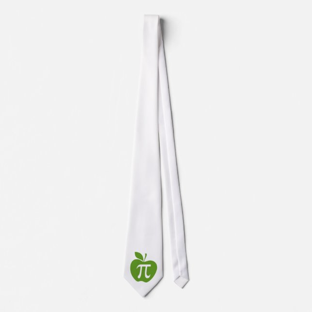 Green Apple Pi Tie (Front)