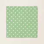 Green Apple Polka Dot Scarf<br><div class="desc">A lovely green hue that reminds one of green apples.   Some of the products also incorporate matching green apple and white polka dots.   They are a blank canvas ready for your text or image.</div>