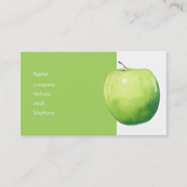 Green Apple Profile Card (Front)