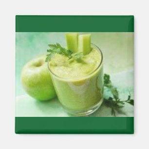 Green Apple Smoothie Magnet