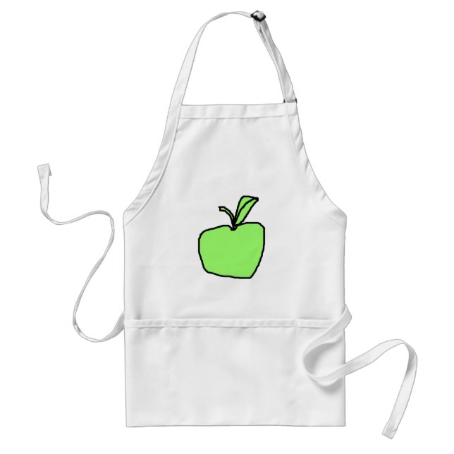 Green Apple. Standard Apron (Front)