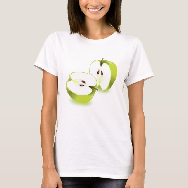 Green apple. T-Shirt (Front)
