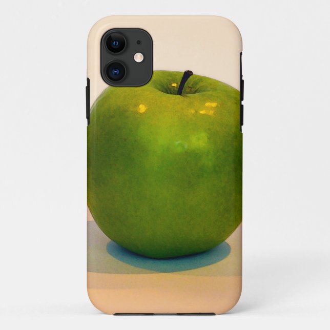 Green Apple Trio Case-Mate iPhone Case (Back)