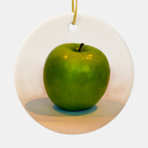 Green Apple Trio Ceramic Tree Decoration