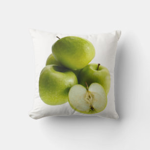 "Green Apples" Cute Photo. Buy Now Cushion