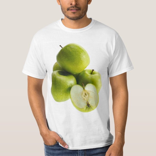 "Green Apples" Cute Photo. Buy Now T-Shirt (Front)