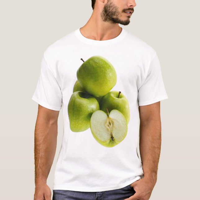 "Green Apples" Cute Photo. Buy Now T-Shirt (Front)