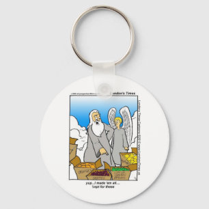 Green Apples Funny Mugs Cards Tees & Gifts Key Ring