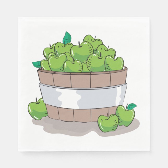 Green Apples Napkin (Front)