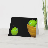 Green Apples with Eyeballs