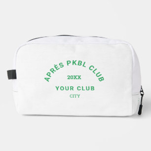 Green Après PKBL Club Crest Monogram Pickleball  Dopp Kit