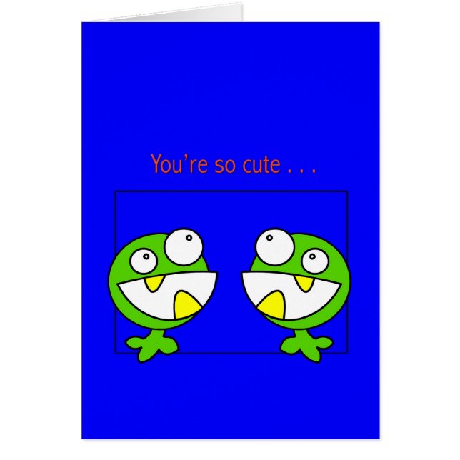 Green April Fool's Day Card (Front)