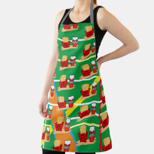green apron papa fritas y drink