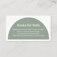 Green Arch Books for Baby Baby Shower Enclosure Ca