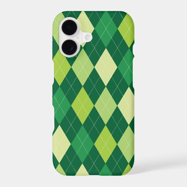 Green argyle pattern (Back)