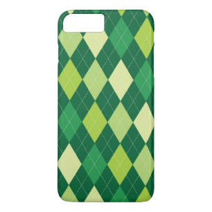 Green argyle pattern iPhone 8 plus/7 plus case