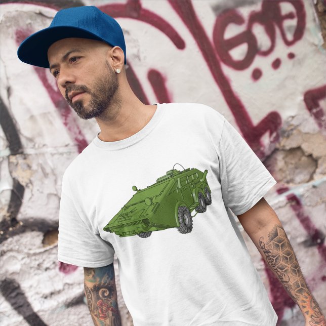 Green Armoured Military Vehicle T-Shirt (Creator Uploaded)