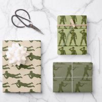 Green Army Action Men Trio