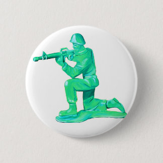 Green Army Man Button