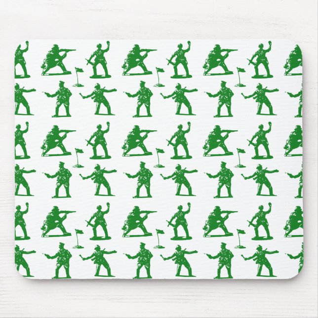 Green Army Men Mouse Pad (Front)