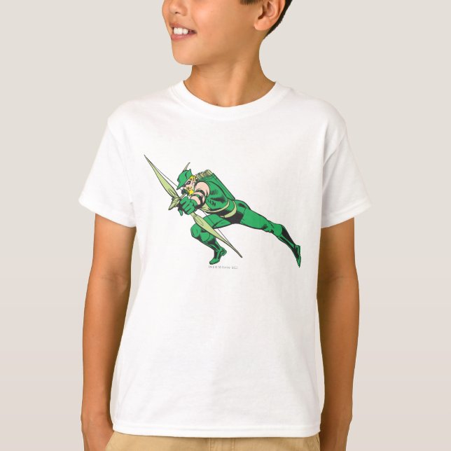 Green Arrow Crouches T-Shirt (Front)