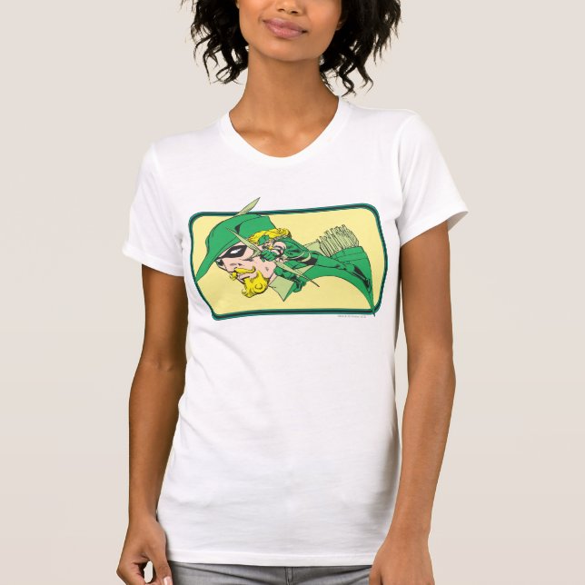 Green Arrow Head Shot T-Shirt (Front)