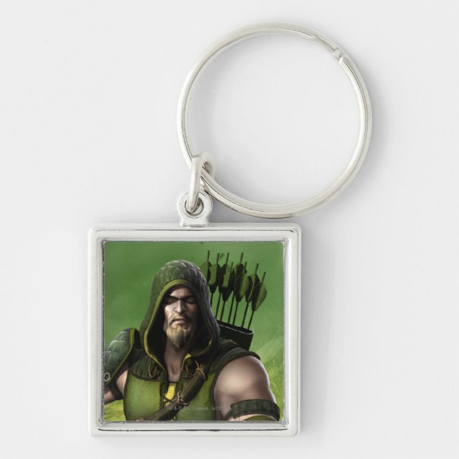 Green Arrow Key Ring (Front)