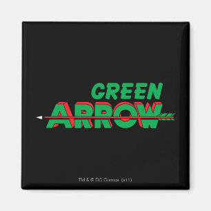 Green Arrow Logo 2 Magnet