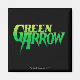 Green Arrow Logo 3 Magnet