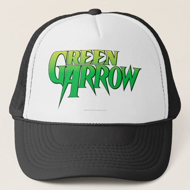 Green Arrow Logo 3 Trucker Hat (Front)