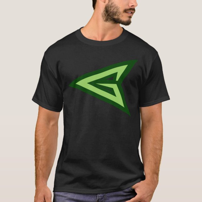 Green Arrow Logo   T-Shirt (Front)