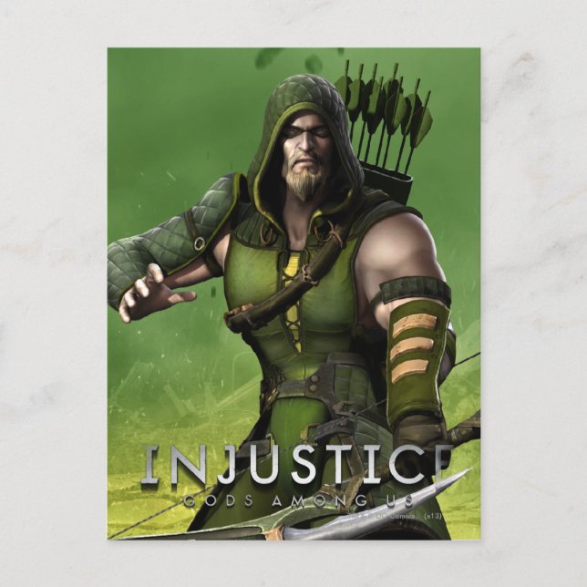 Green Arrow Postcard (Front)