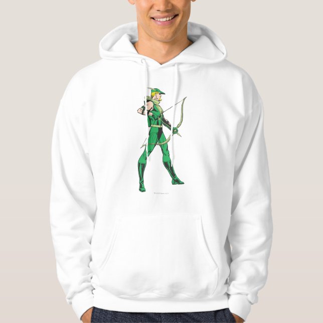 Green Arrow Profile Hoodie (Front)