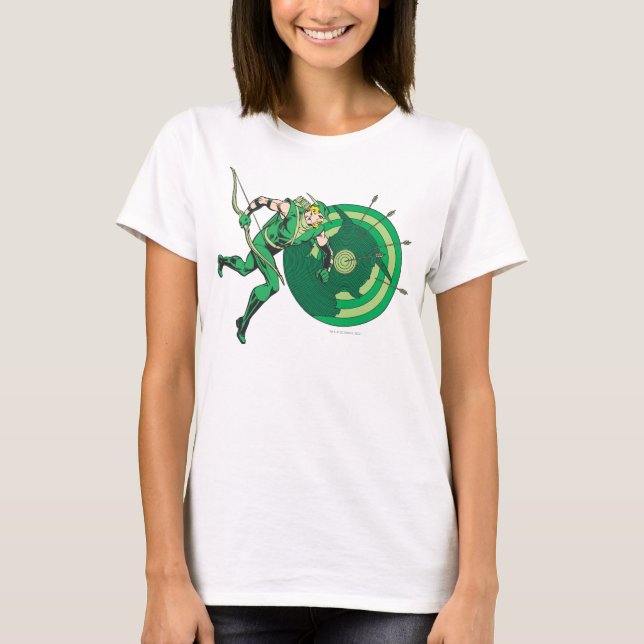 Green Arrow with Target 2 T-Shirt (Front)