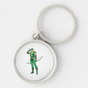 Green Arrow with Target Key Ring