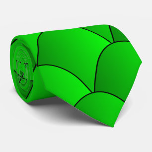 Green Art Deco Design Tie