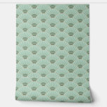 Green art deco palm fan wallpaper<br><div class="desc">Introducing our Peel and Stick Wallpaper, a game-changer for effortless room transformations. This high-quality wallpaper features a matte finish and a hassle-free peel-and-stick application, making it a breeze to revamp your living spaces. Choose from textured vinyl or smooth vinyl and six different sizes, including a swatch so you can test...</div>